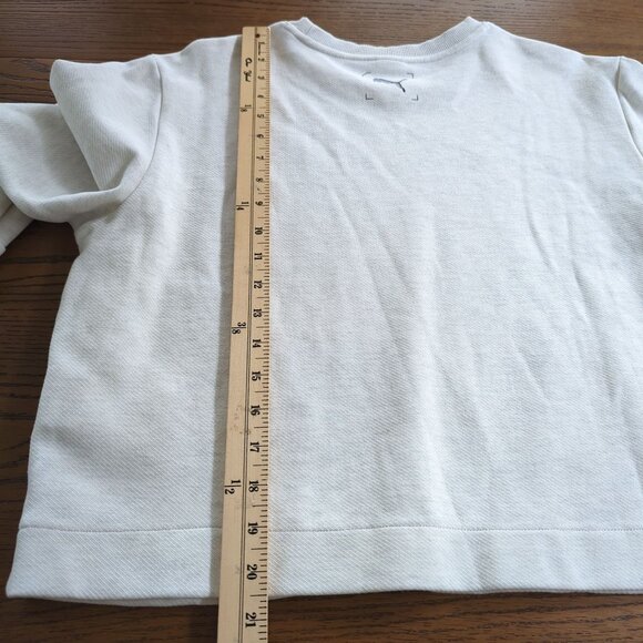 PUMA‎ Women's Crewneck Gray Black Sweatshirt XL Long Sleeve Pullover Athletic - Picture 11 of 11